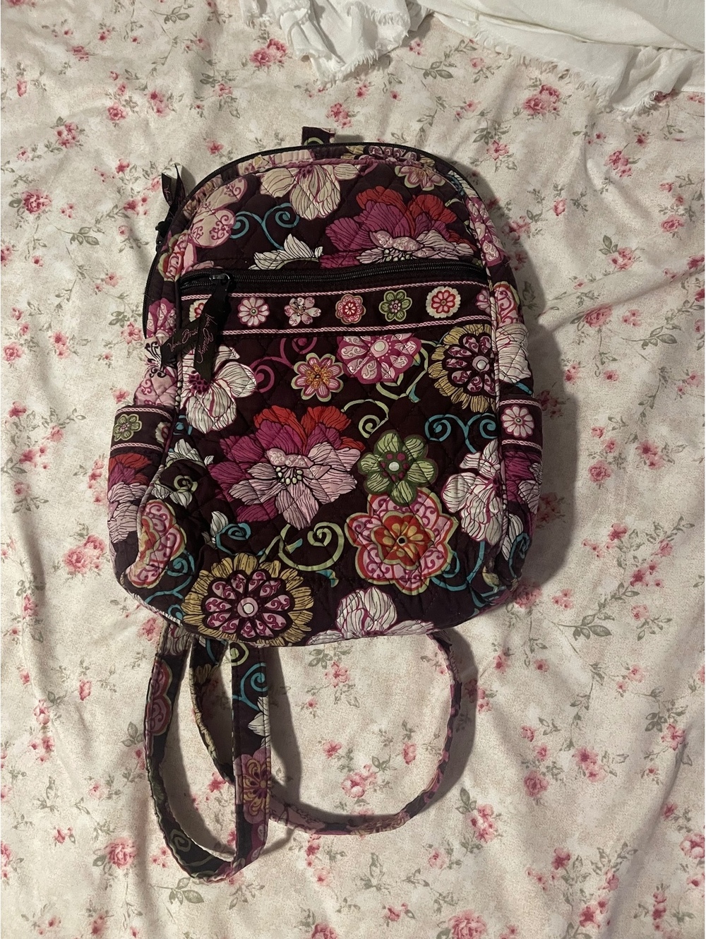 Vera Bradley quilted backpack